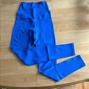 Vibrant Blue High-Waisted Leggings